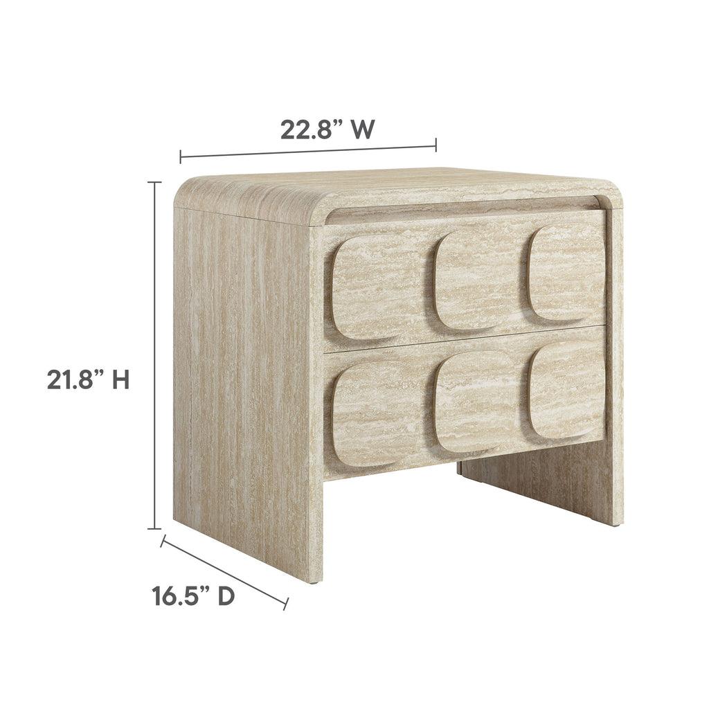 Modway Toscana 2-Drawer Nightstand FredCo