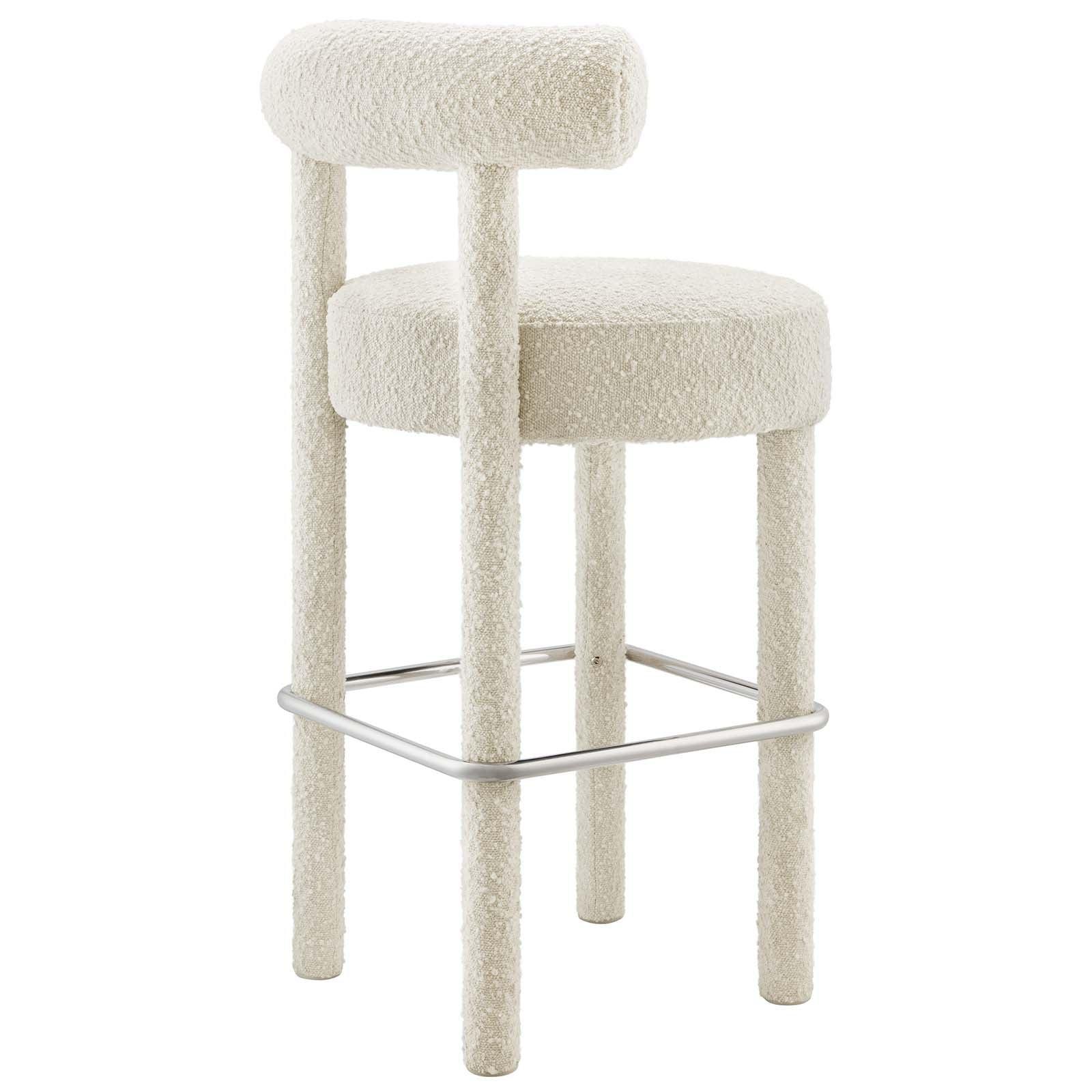 Modway Toulouse Boucle Fabric Bar Stool, EEI-6385 FredCo