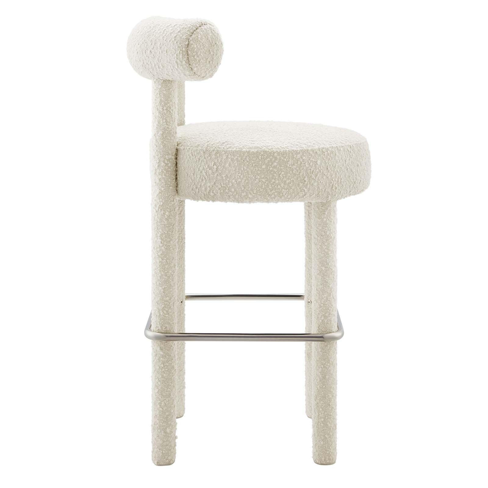 Modway Toulouse Boucle Fabric Bar Stool, EEI-6385 FredCo