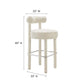 Modway Toulouse Boucle Fabric Bar Stool - Set of 2, EEI-6709 FredCo