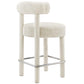 Modway Toulouse Boucle Fabric Counter Stool - Set of 2 FredCo