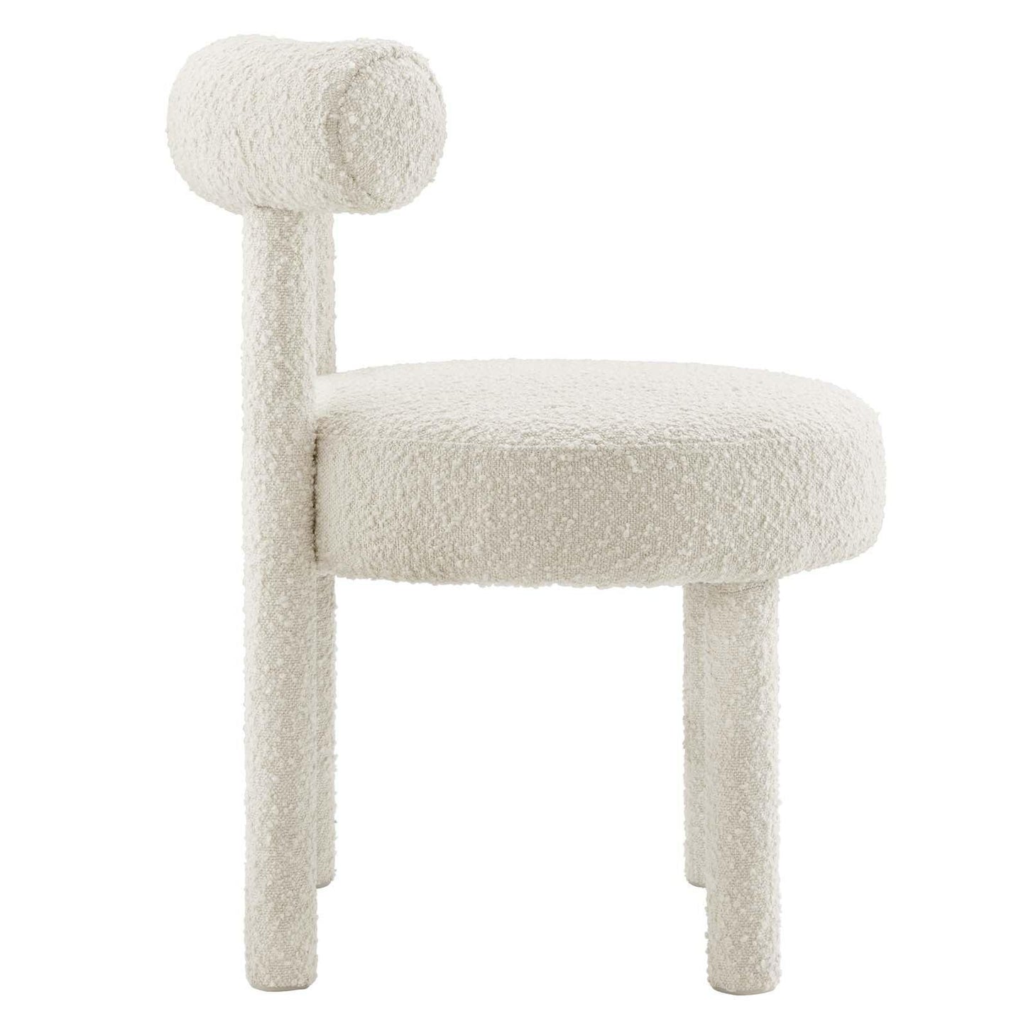 Modway Toulouse Boucle Fabric Dining Chair FredCo