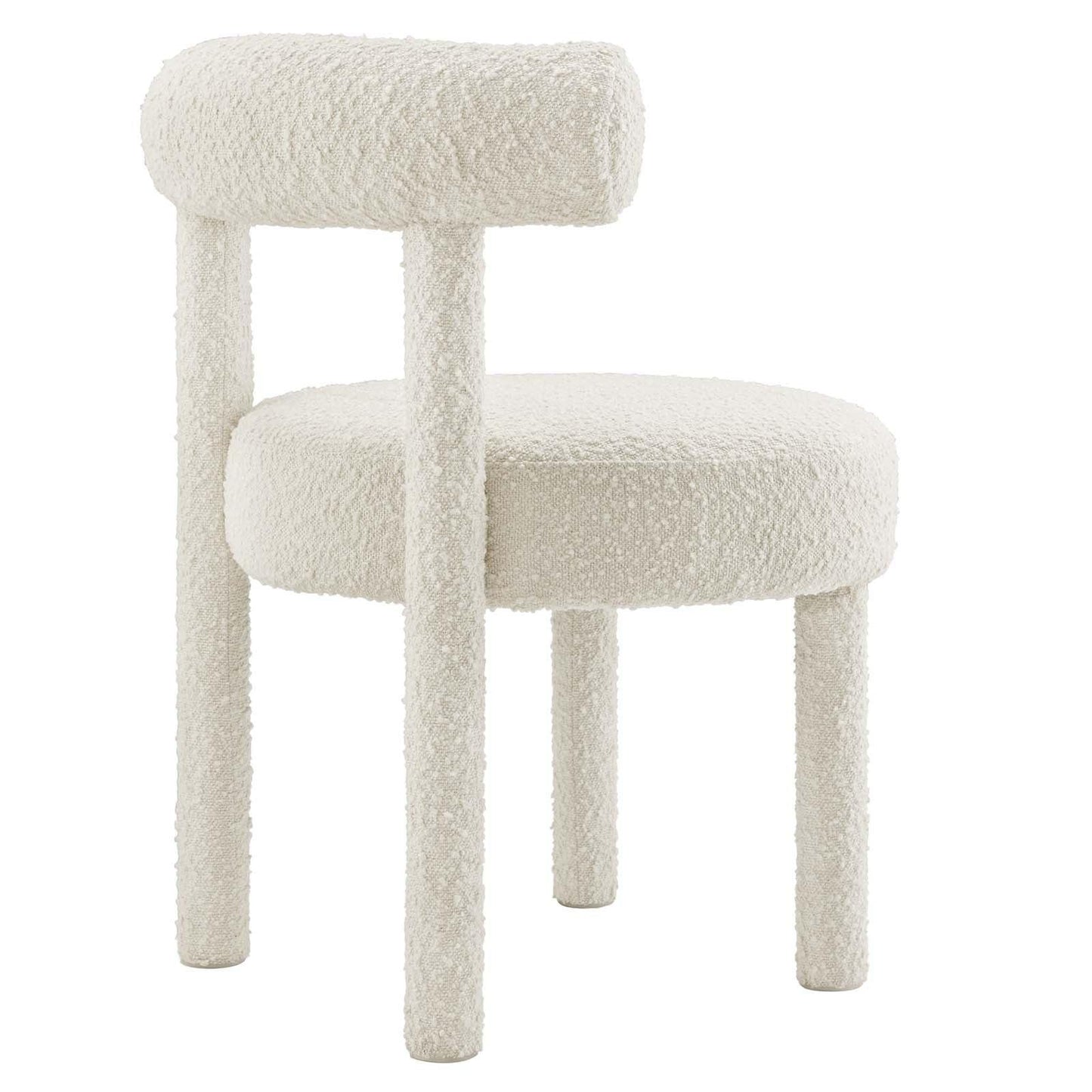 Modway Toulouse Boucle Fabric Dining Chair - Set of 2 FredCo