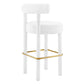 Modway Toulouse Performance Velvet Bar Stool FredCo