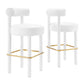 Modway Toulouse Performance Velvet Bar Stool - Set of 2 FredCo