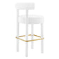 Modway Toulouse Performance Velvet Bar Stool - Set of 2 FredCo