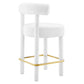 Modway Toulouse Performance Velvet Counter Stool FredCo