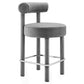 Modway Toulouse Performance Velvet Counter Stool FredCo