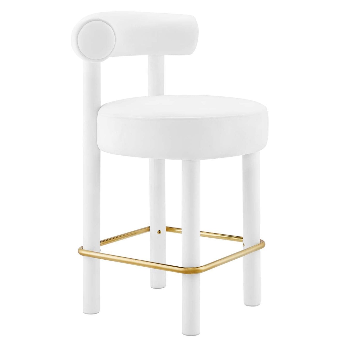 Modway Toulouse Performance Velvet Counter Stool FredCo