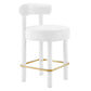 Modway Toulouse Performance Velvet Counter Stool FredCo