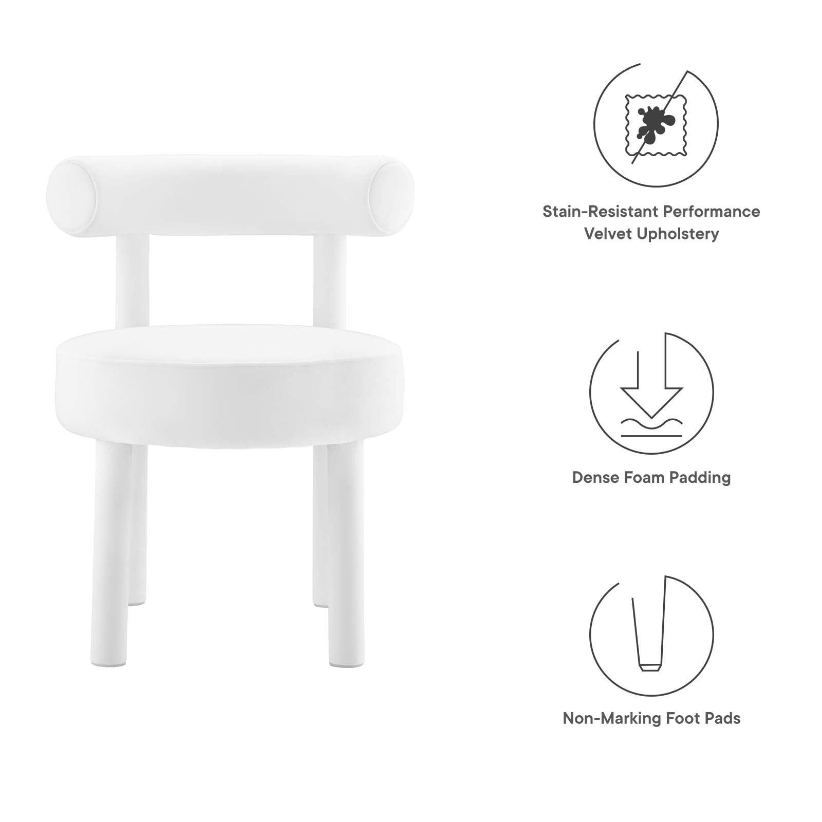 Modway Toulouse Performance Velvet Dining Chair FredCo