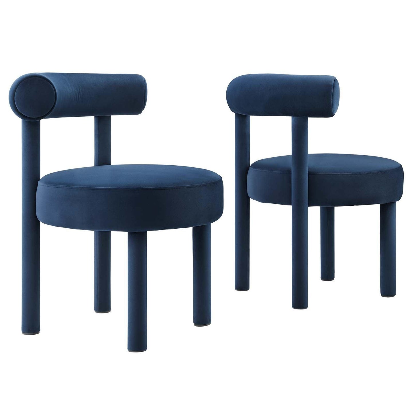 Modway Toulouse Performance Velvet Dining Chair - Set of 2 FredCo