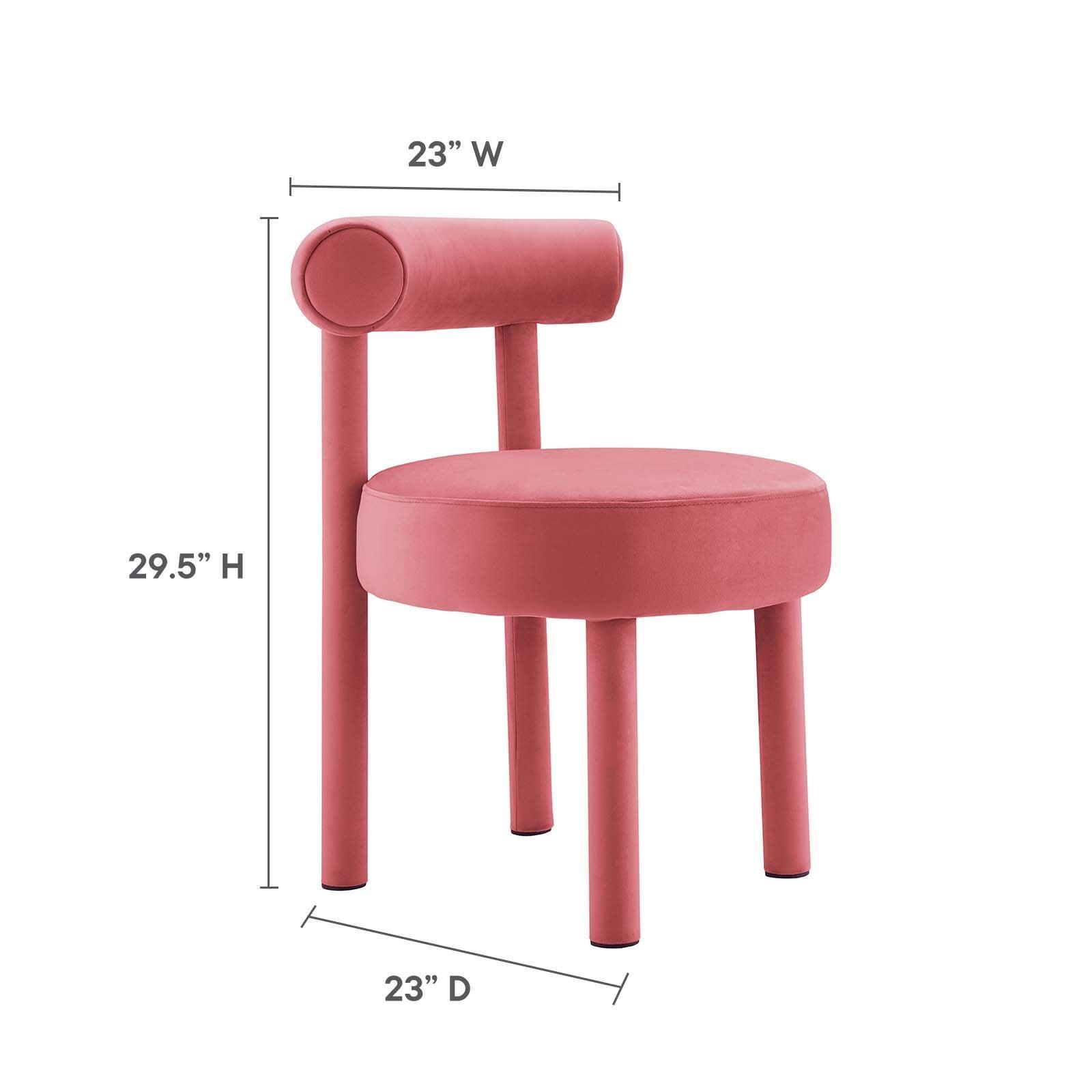Modway Toulouse Performance Velvet Dining Chair - Set of 2 FredCo