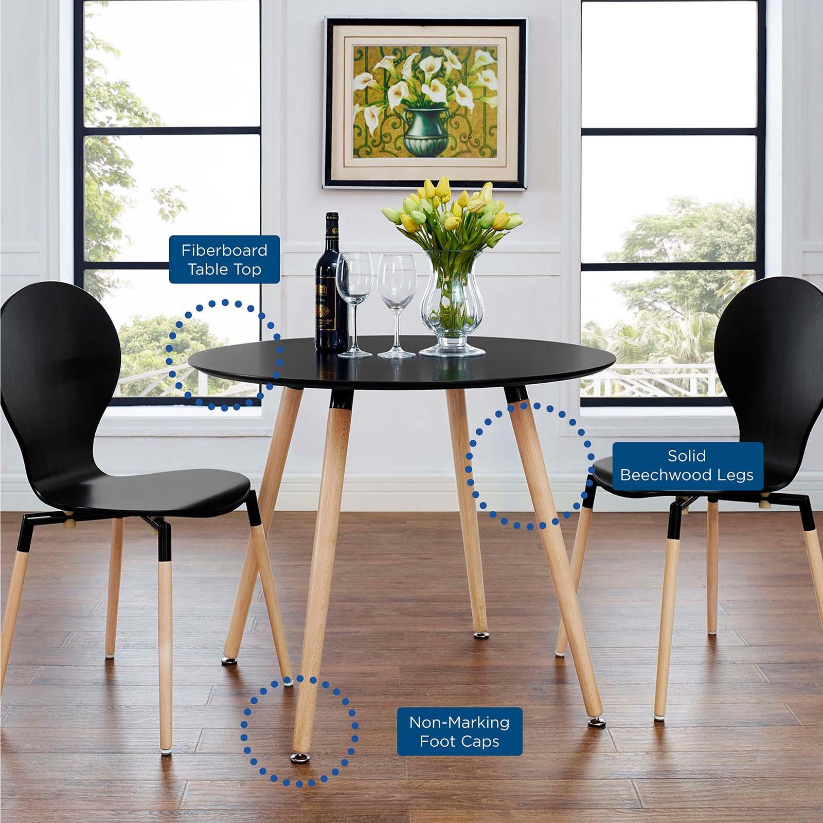 Modway Track Round Dining Table FredCo