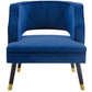 Modway Traipse Button Tufted Open Back Performance Velvet Armchair FredCo