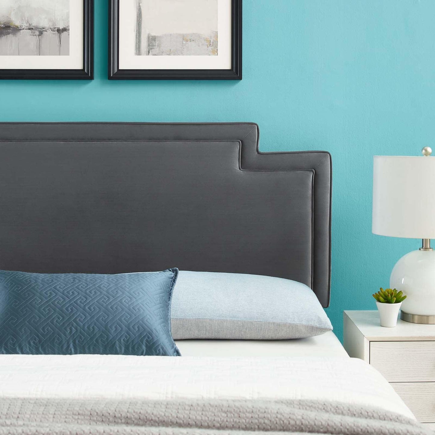 Modway Transfix Performance Velvet Twin Headboard FredCo
