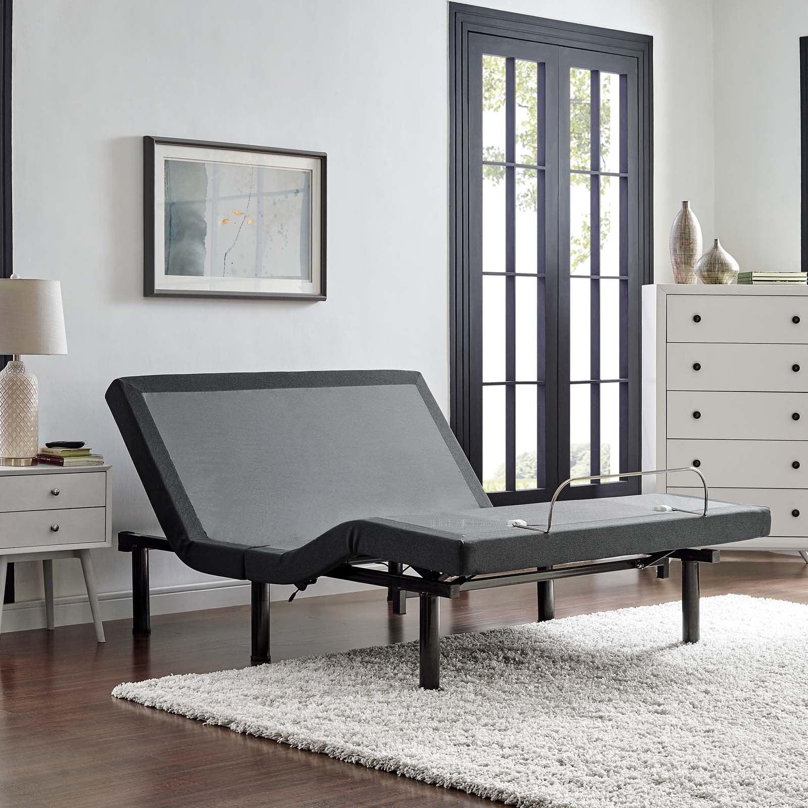 Modway Transform Adjustable Queen Wireless Remote Bed Base FredCo