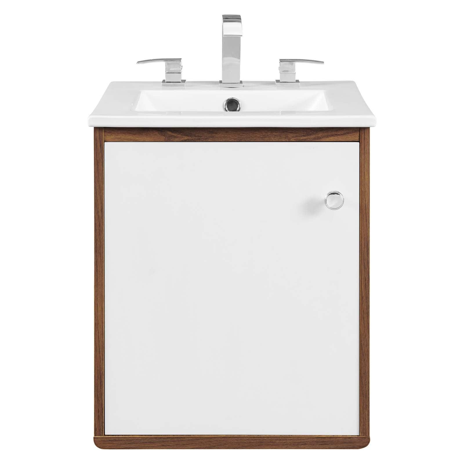 Modway Transmit 18" Wall-Mount Bathroom Vanity FredCo