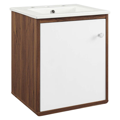 Modway Transmit 18" Wall-Mount Bathroom Vanity FredCo