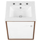 Modway Transmit 18" Wall-Mount Bathroom Vanity FredCo