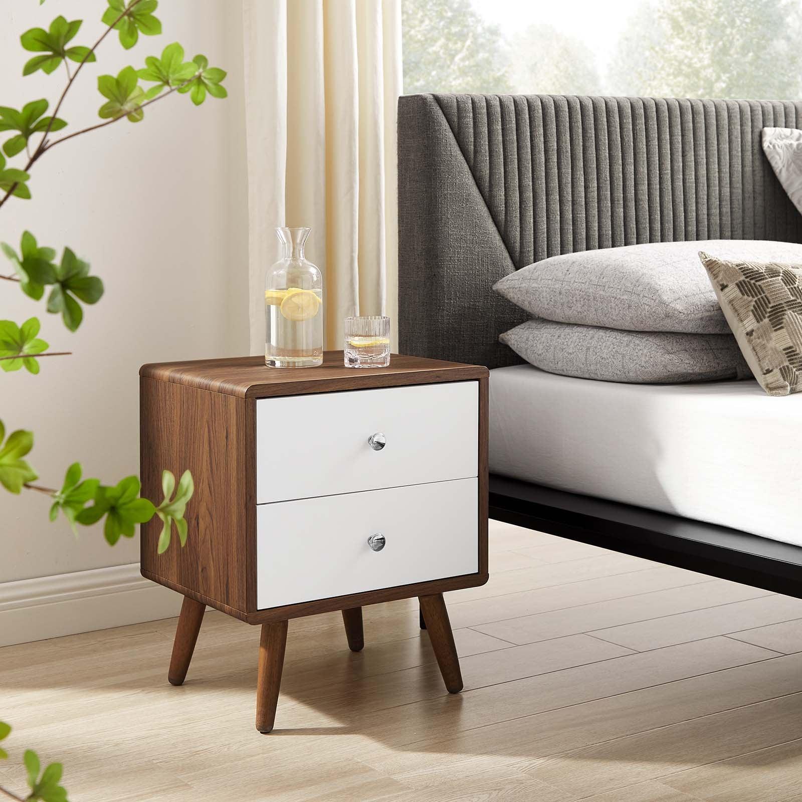 Modway Transmit 2-Drawer Nightstand FredCo