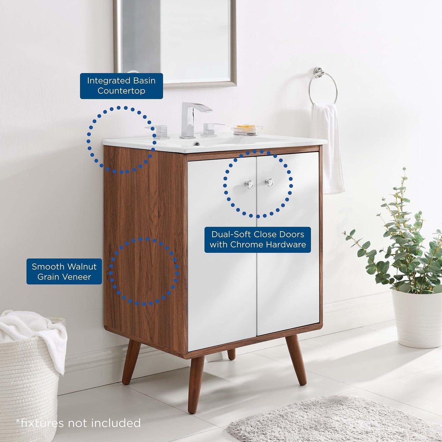 Modway Transmit 24" Bathroom Vanity FredCo