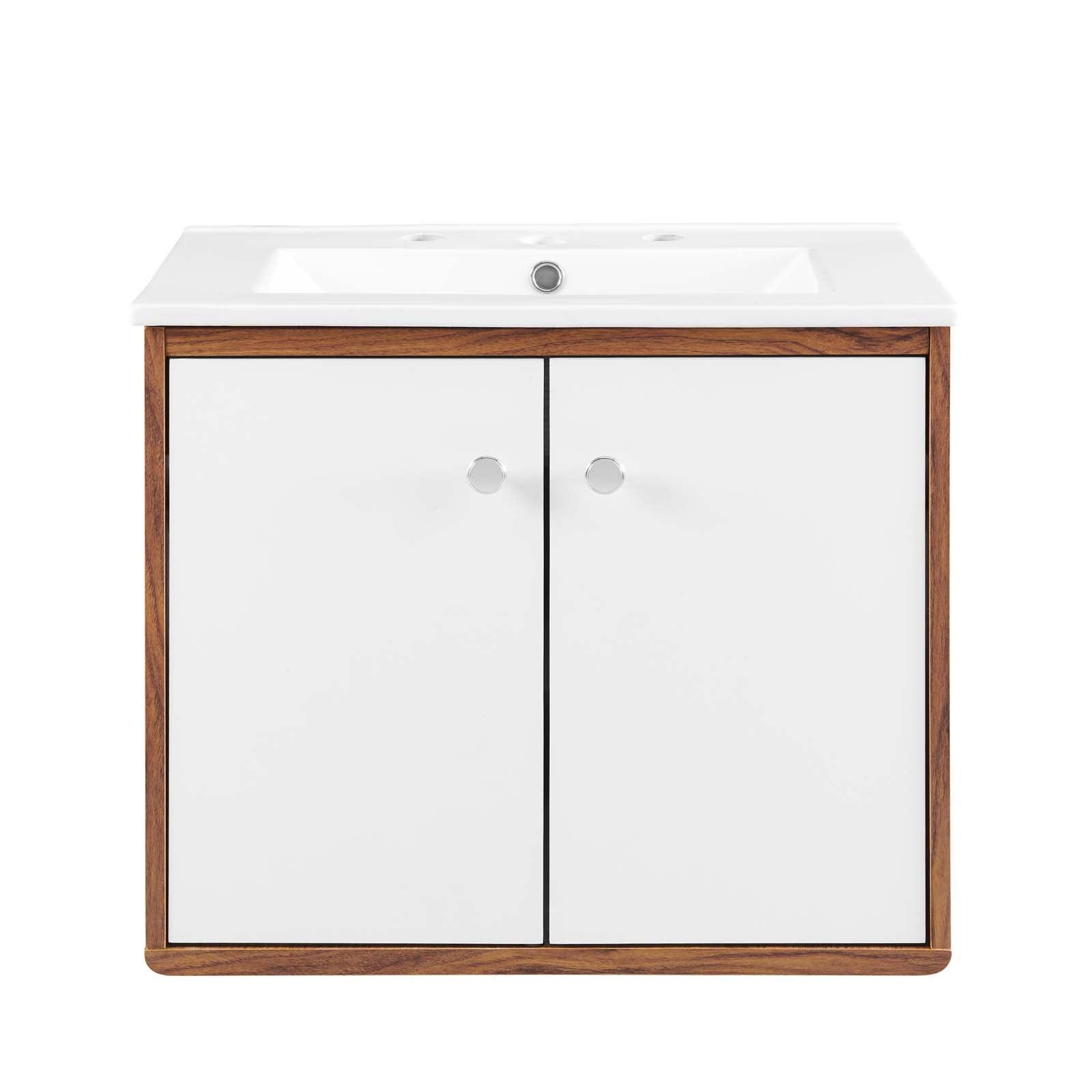 Modway Transmit 24" Wall-Mount Bathroom Vanity FredCo