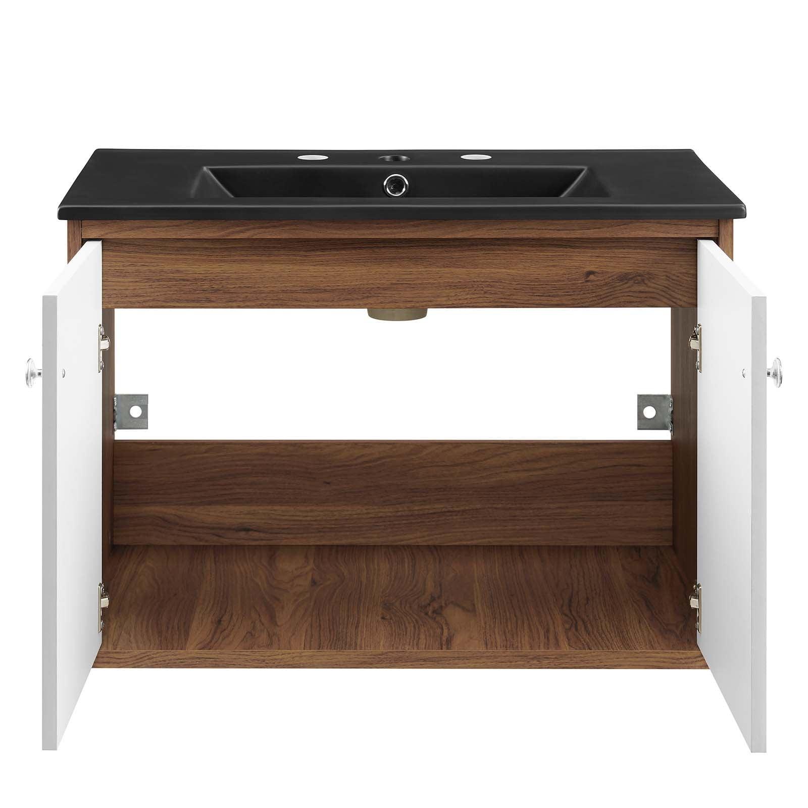 Modway Transmit 30" Wall-Mount Bathroom Vanity FredCo