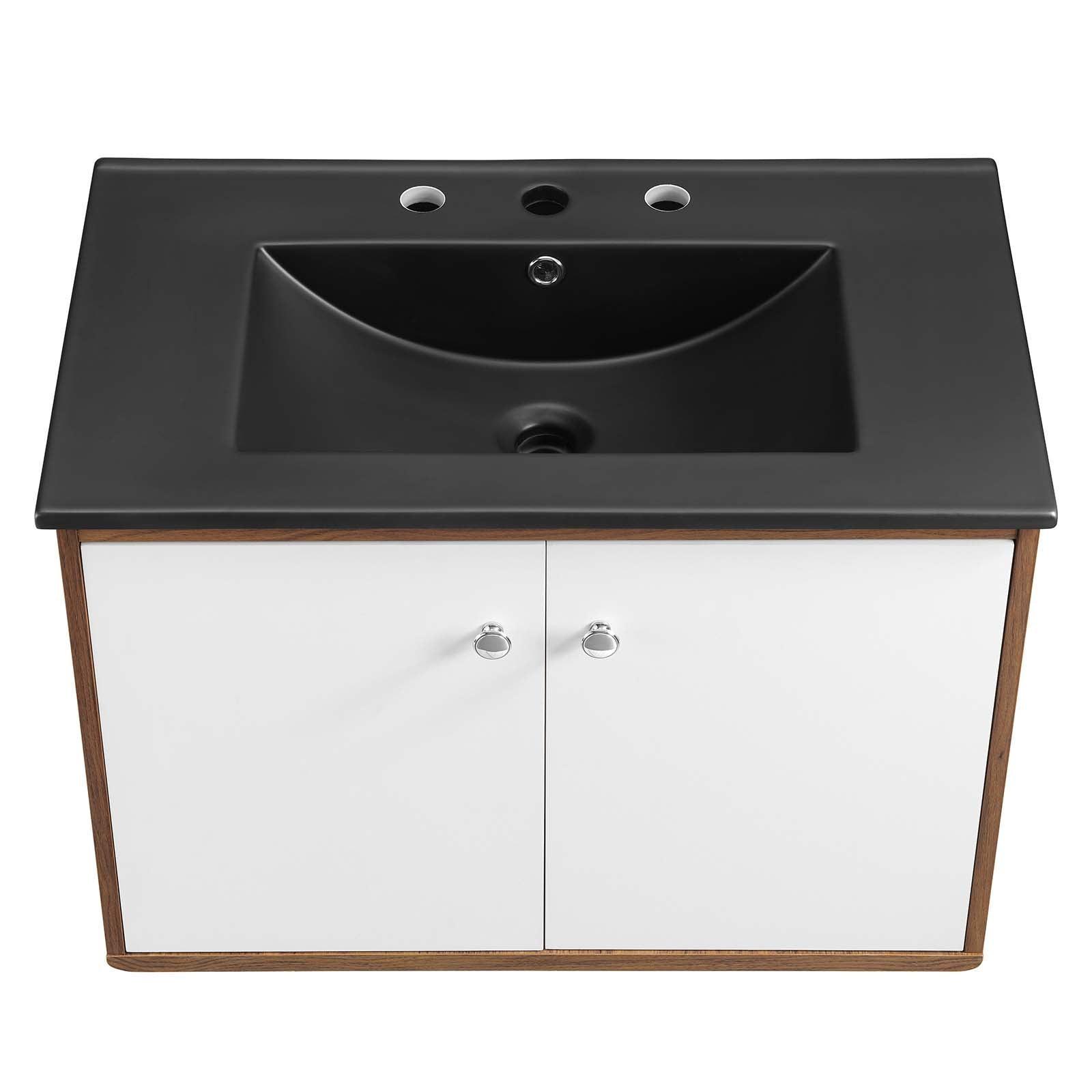 Modway Transmit 30" Wall-Mount Bathroom Vanity FredCo