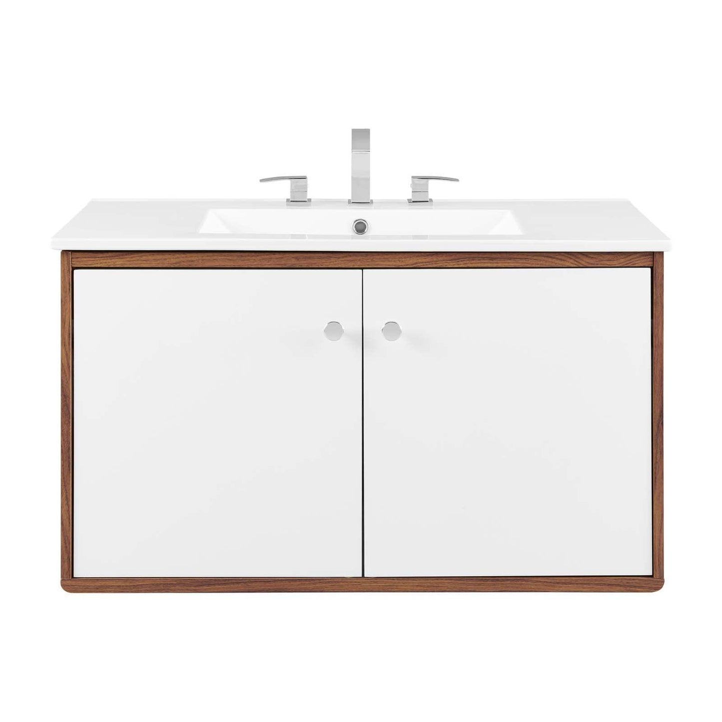 Modway Transmit 36" Wall-Mount Bathroom Vanity FredCo