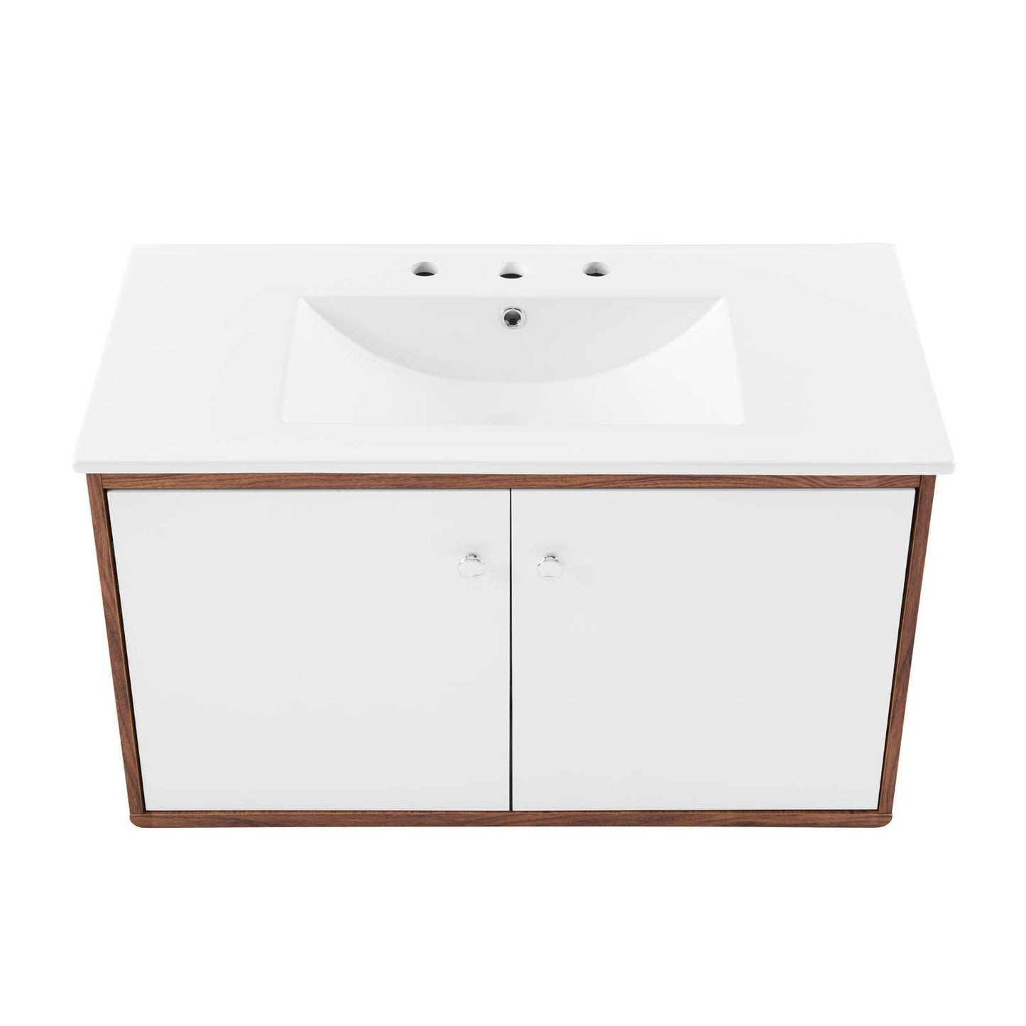 Modway Transmit 36" Wall-Mount Bathroom Vanity FredCo