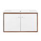 Modway Transmit 36" Wall-Mount Bathroom Vanity FredCo