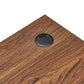 Modway Transmit 47" Wall Mount Corner Walnut Office Desk FredCo