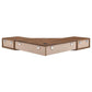 Modway Transmit 47" Wall Mount Corner Walnut Office Desk FredCo