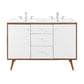 Modway Transmit 48" Double Sink Bathroom Vanity FredCo
