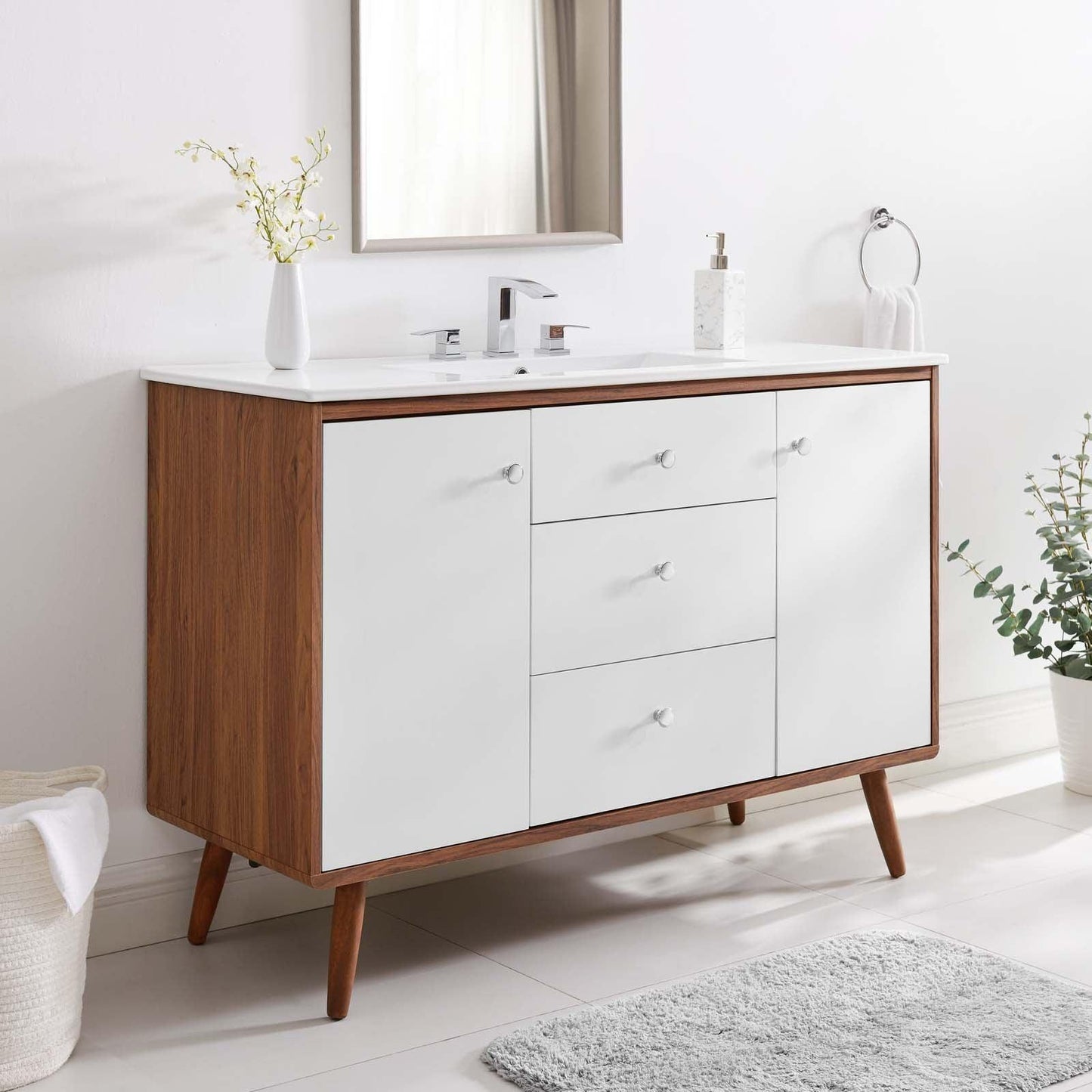 Modway Transmit 48" Single Sink Bathroom Vanity FredCo