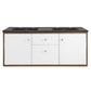 Modway Transmit 48" Wall-Mount Bathroom Vanity FredCo