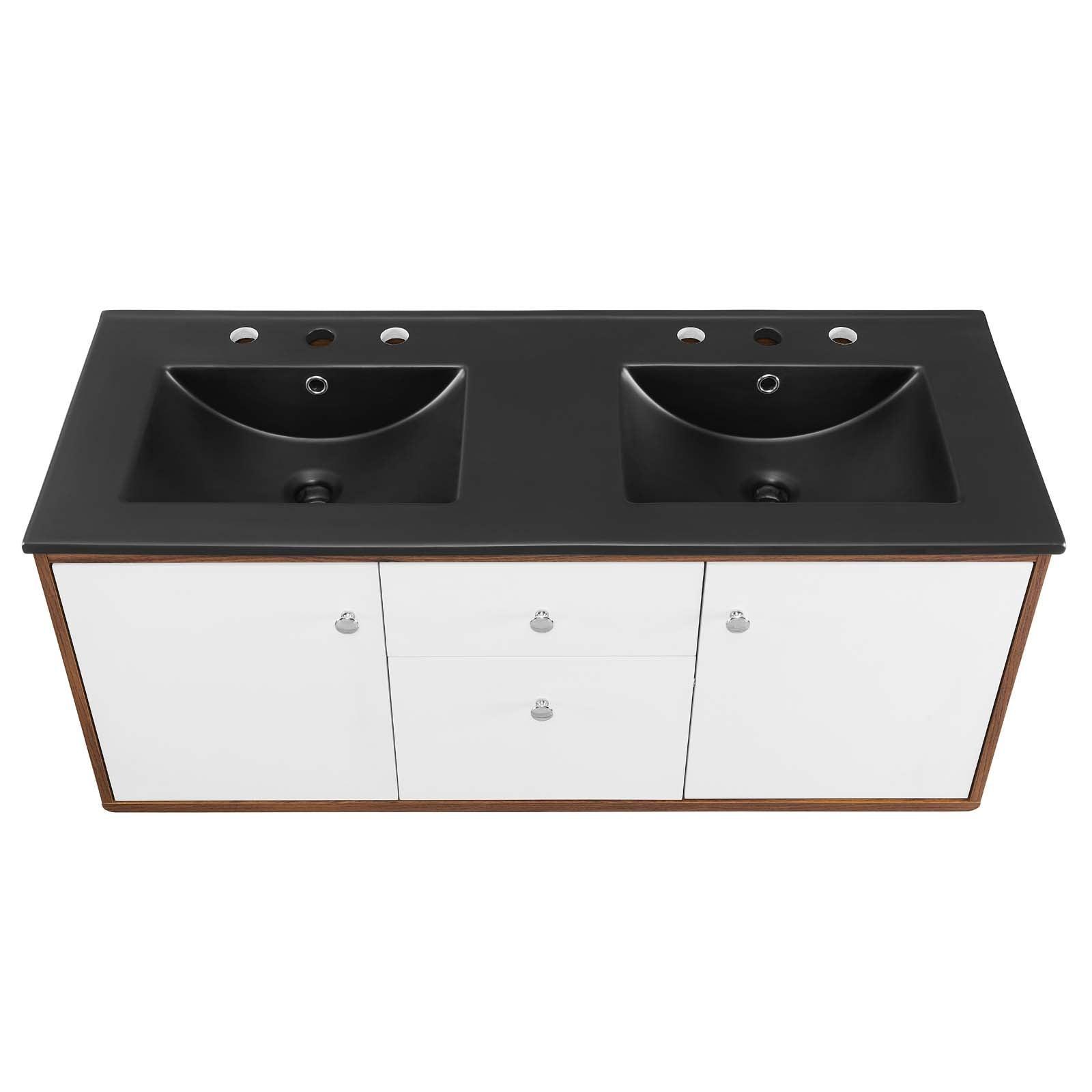 Modway Transmit 48" Wall-Mount Bathroom Vanity FredCo