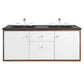 Modway Transmit 48" Wall-Mount Bathroom Vanity FredCo