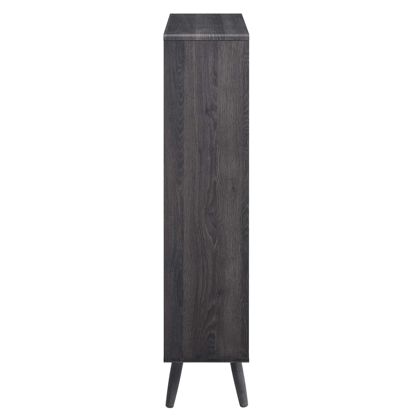 Modway Transmit 5 Shelf Wood Grain Bookcase, EEI-5743 FredCo