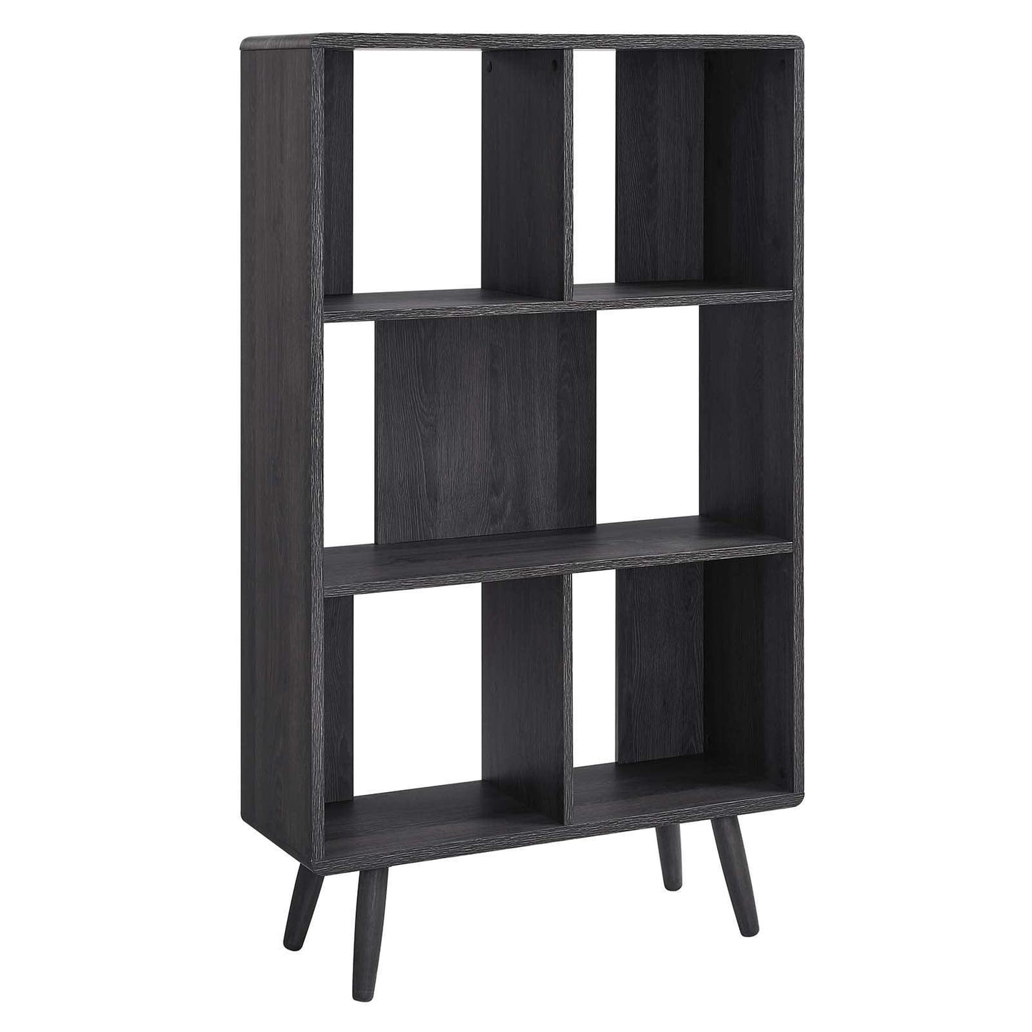 Modway Transmit 5 Shelf Wood Grain Bookcase, EEI-5743 FredCo