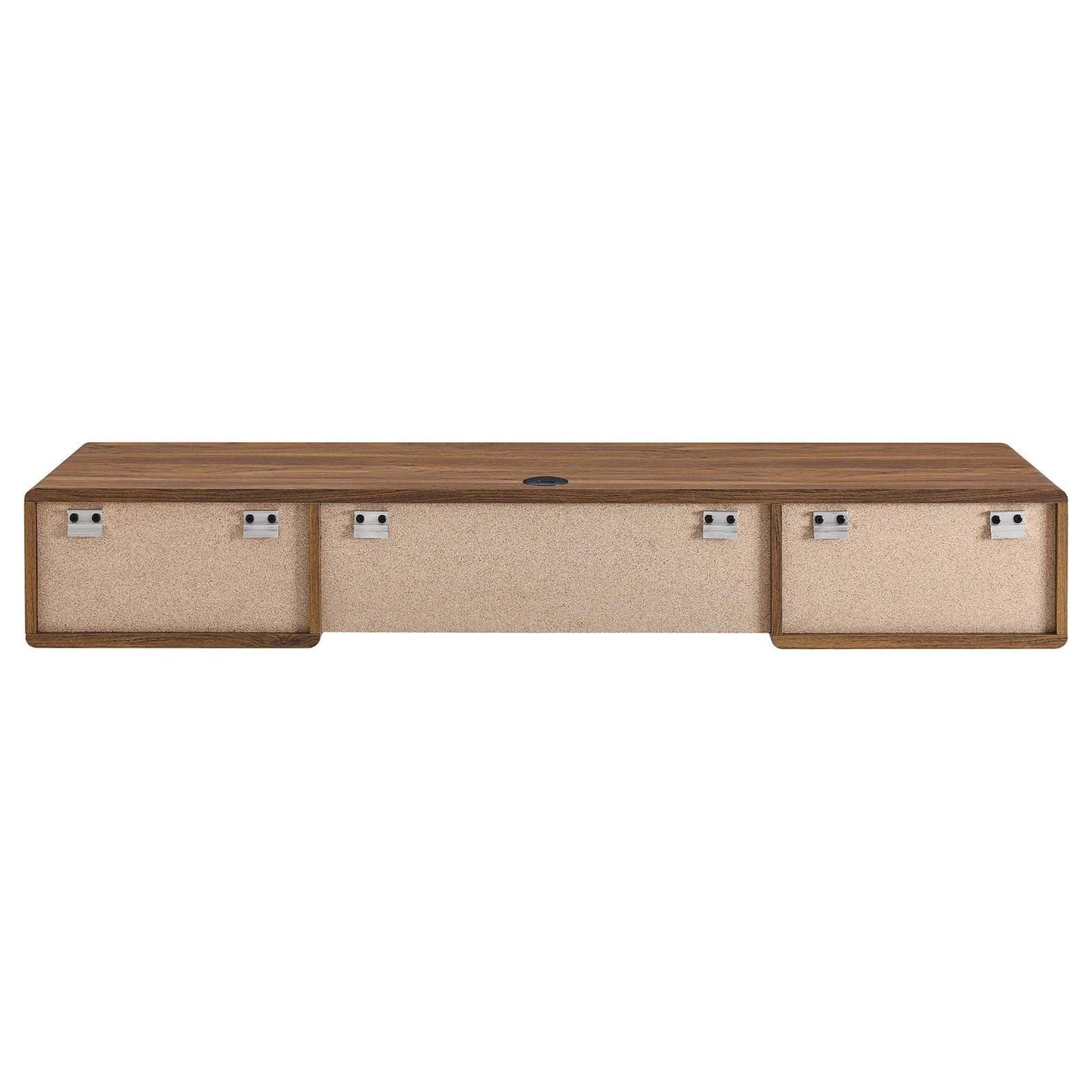 Modway Transmit 60" Wall Mount Wood Office Desk FredCo