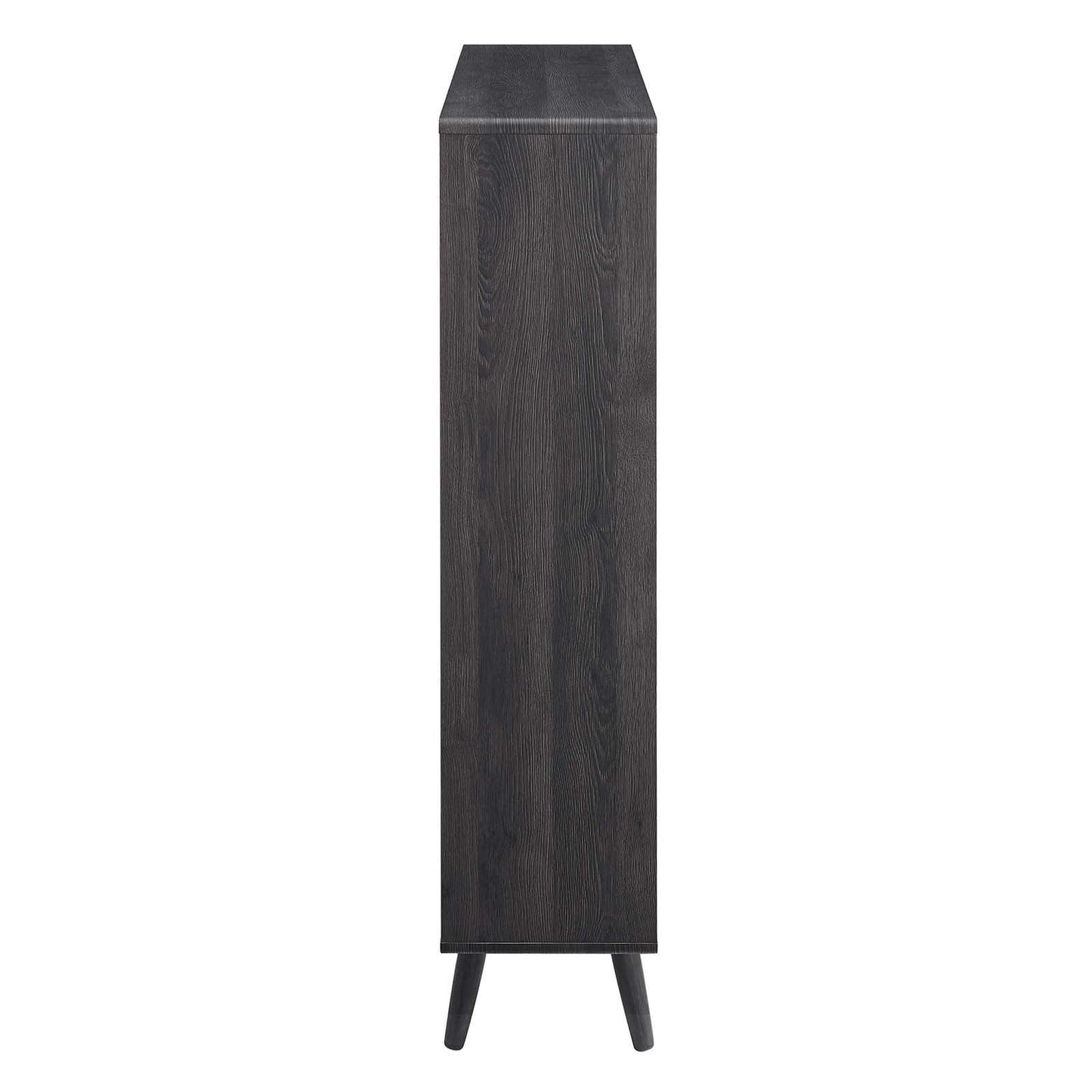 Modway Transmit 7 Shelf Wood Grain Bookcase, EEI-2529 FredCo