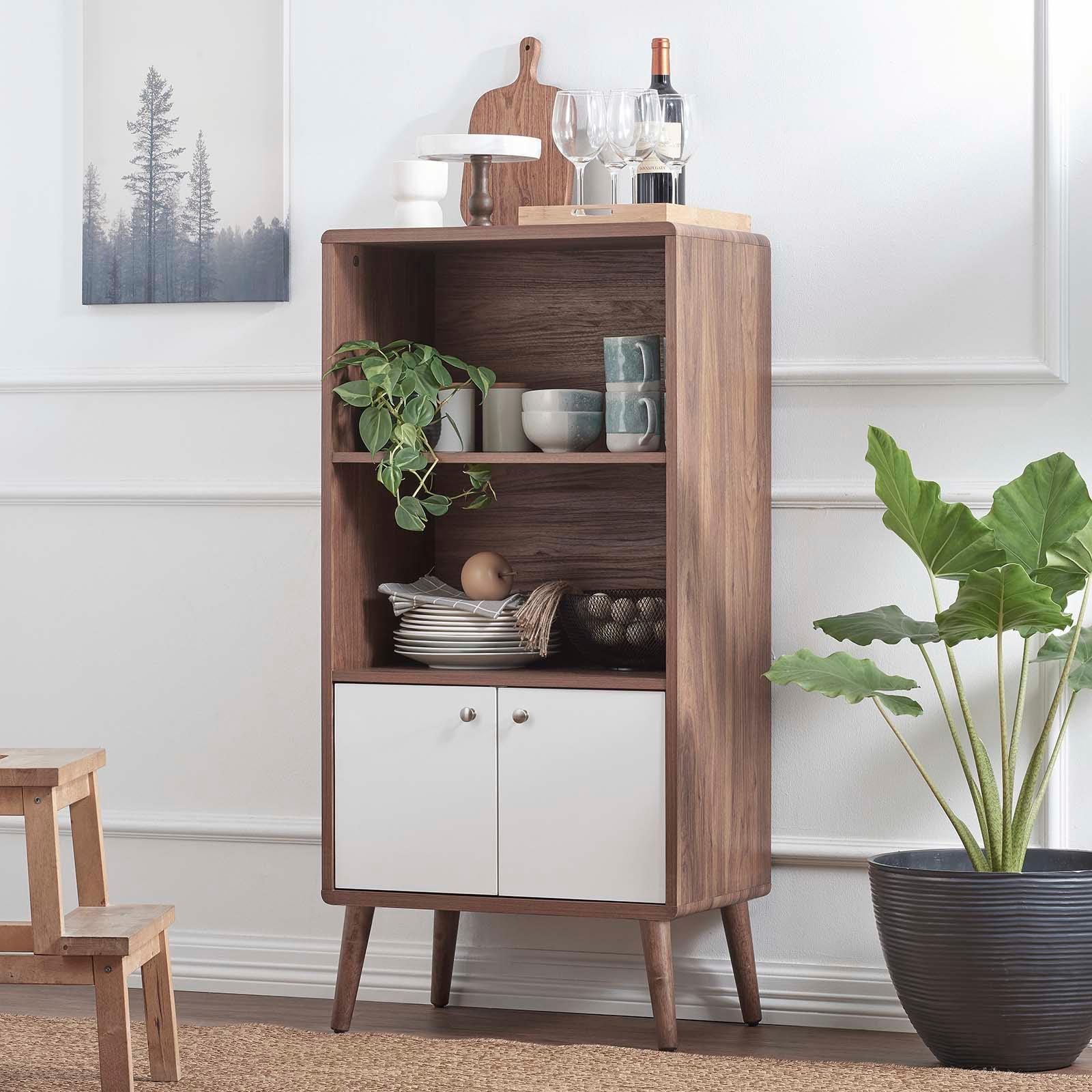 Modway Transmit Display Cabinet Bookshelf FredCo
