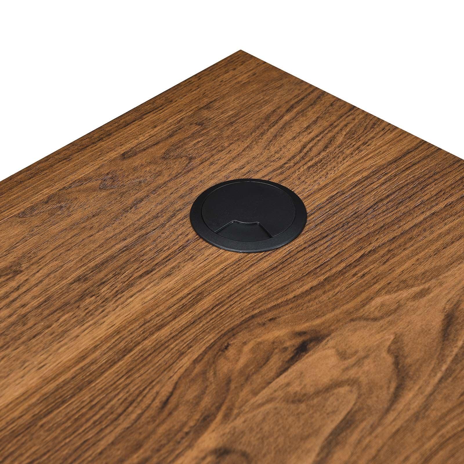 Modway Transmit Wood Desk and File Cabinet Set FredCo