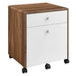 Modway Transmit Wood Desk and File Cabinet Set FredCo