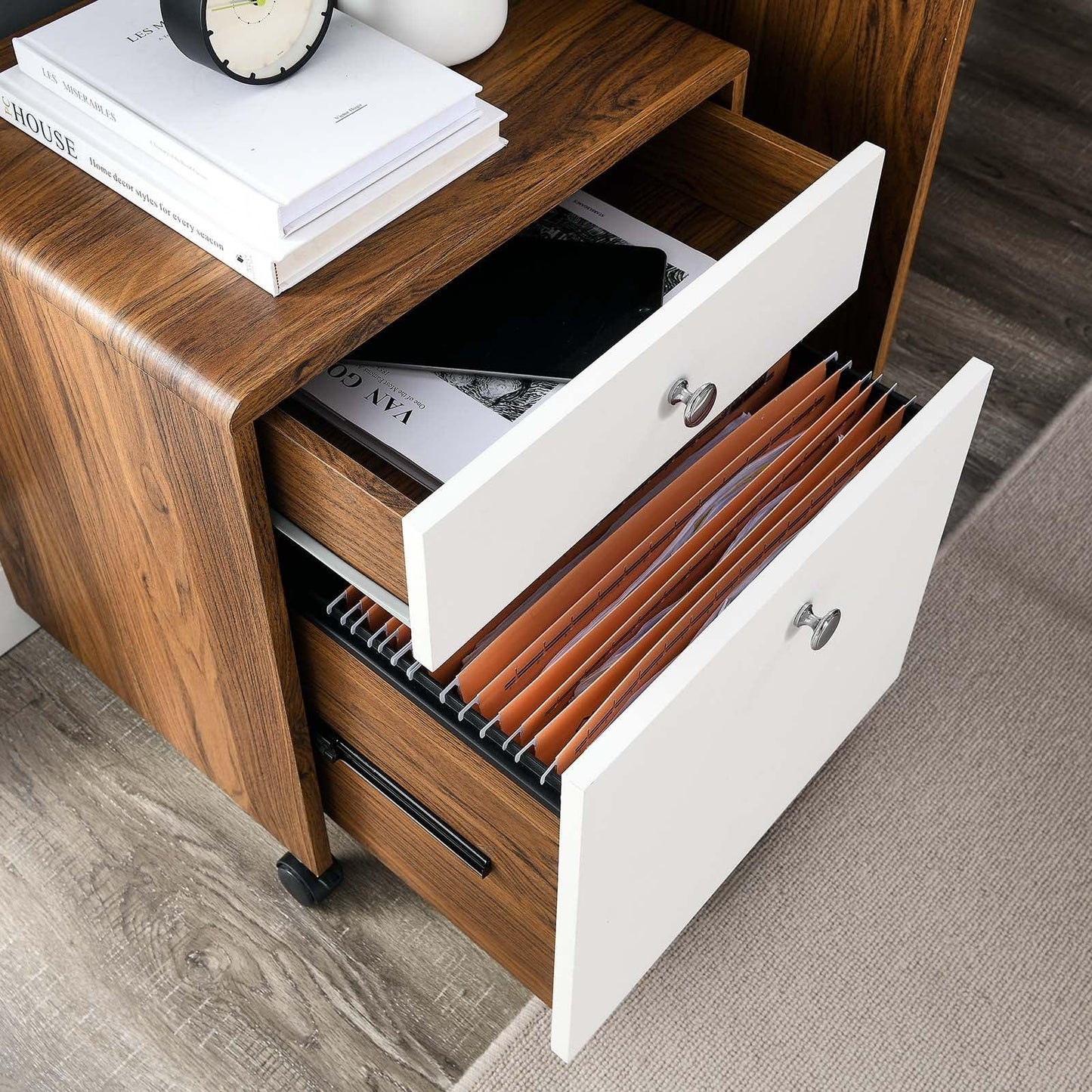 Modway Transmit Wood File Cabinet FredCo