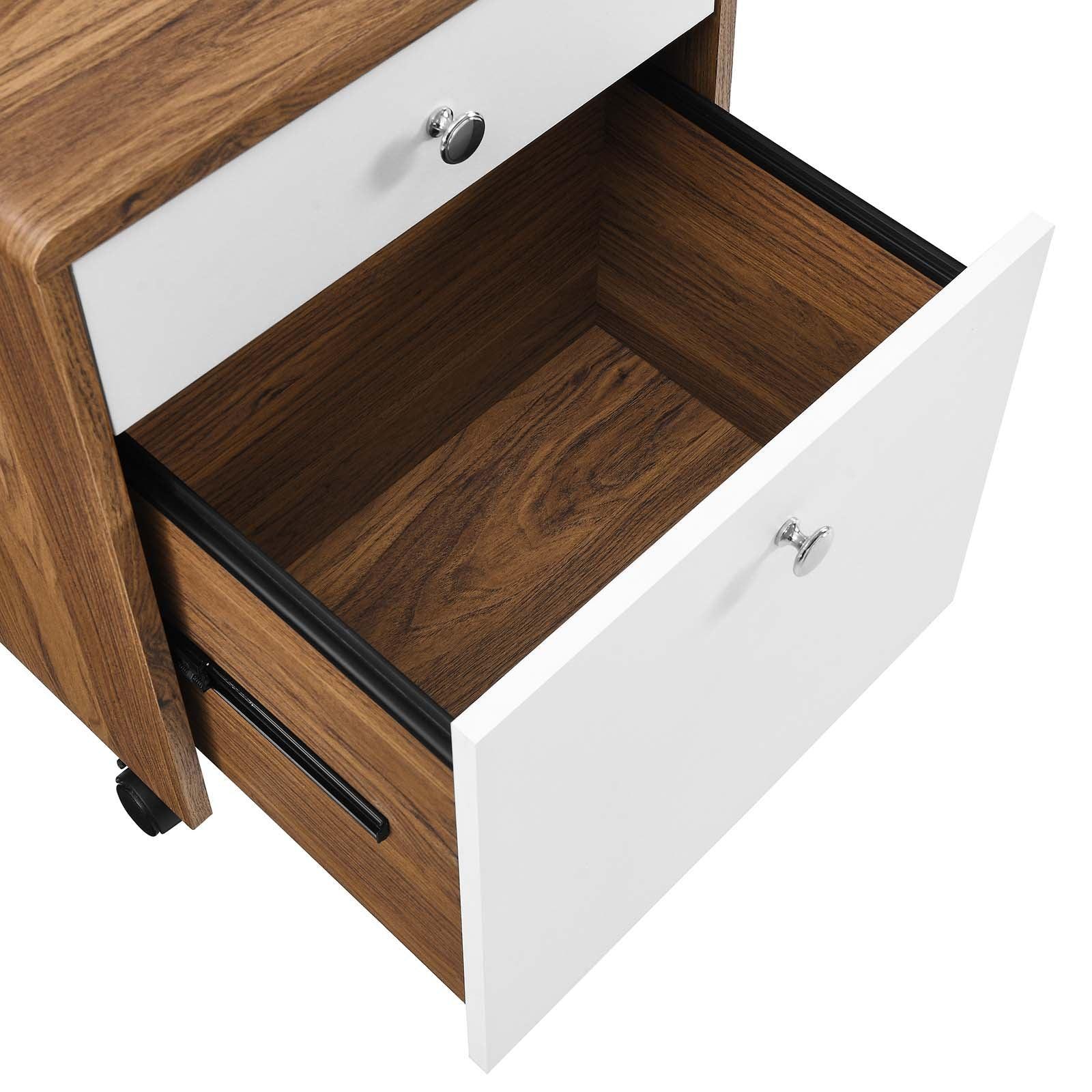 Modway Transmit Wood File Cabinet FredCo