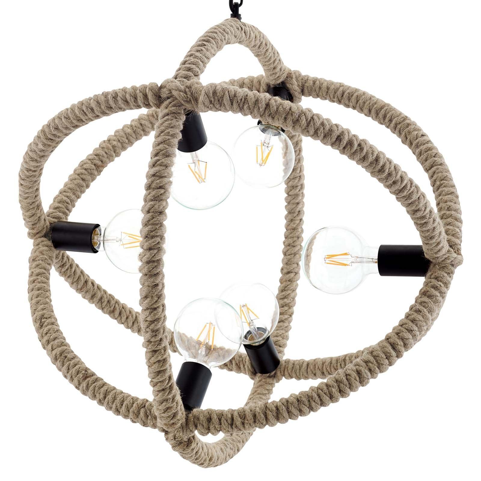 Modway Transpose Rope Pendant Chandelier FredCo