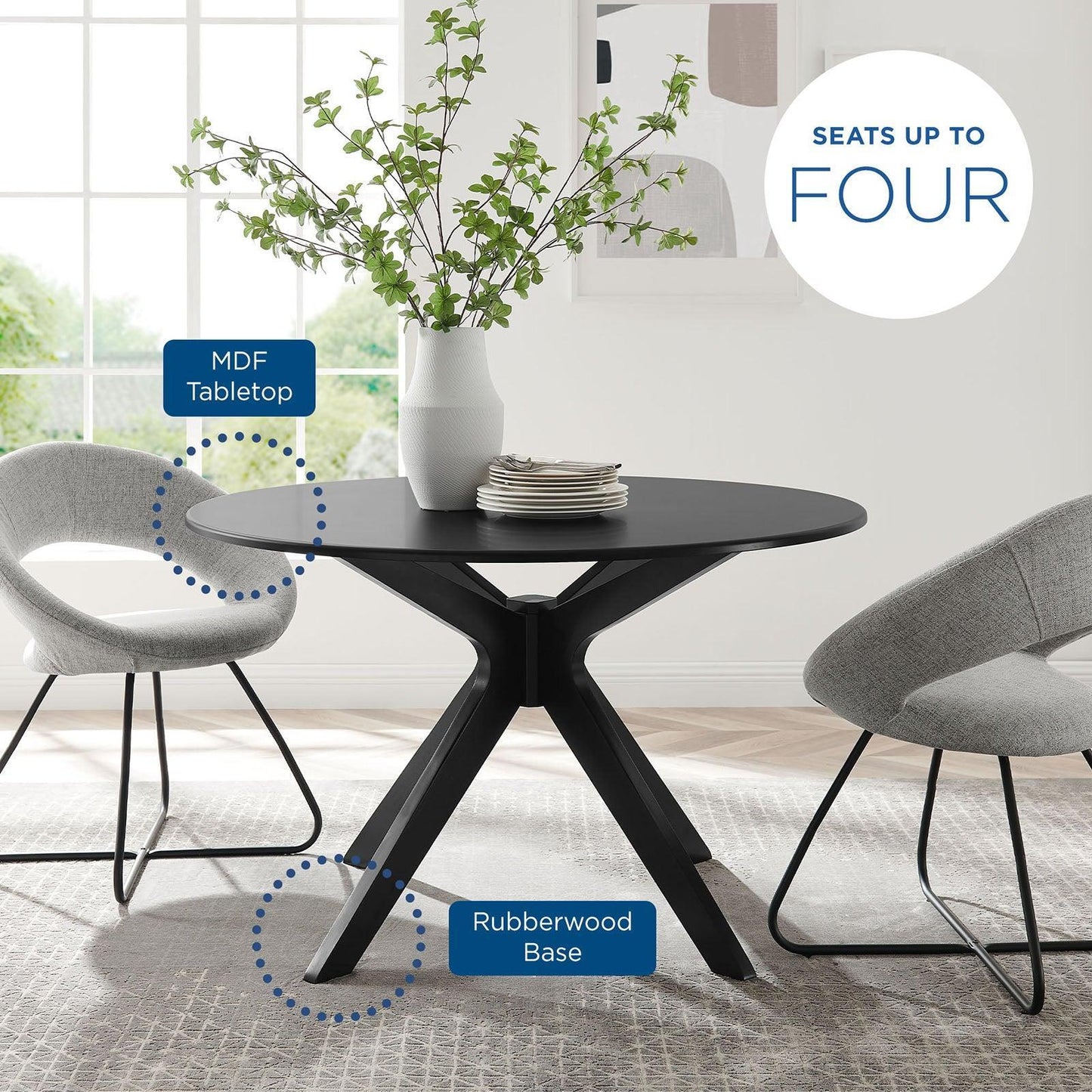 Modway Traverse 47" Dining Table FredCo